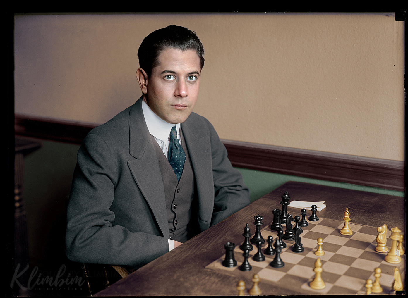 Before the bitterness; Capablanca and Alekhine playing their first